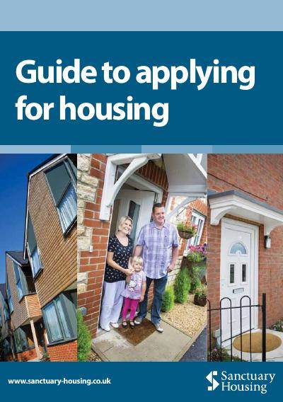Guide to Applying for Housing with Sanctuary