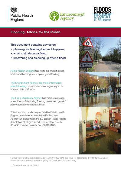 Flooding: Advice for the Public