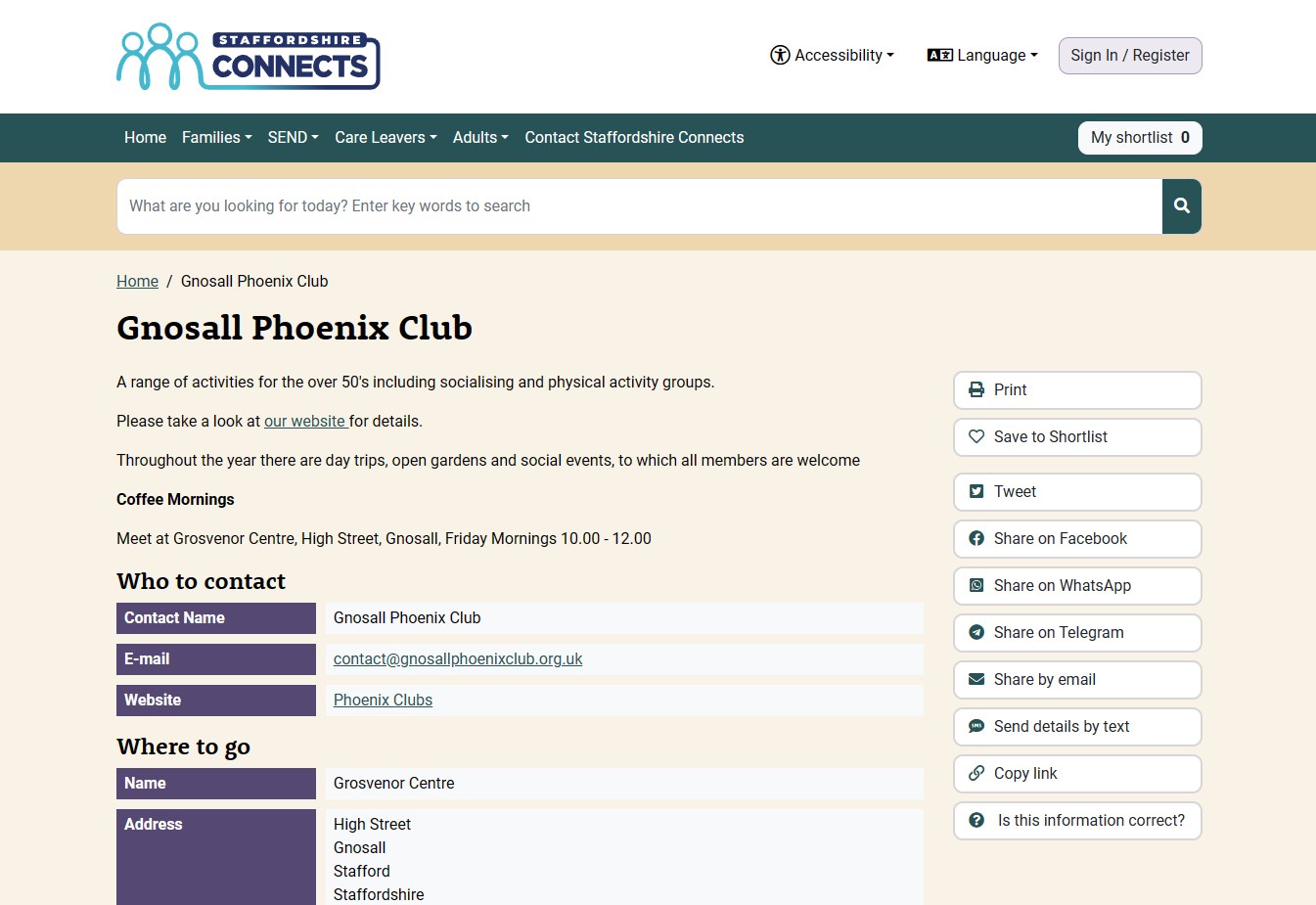Gnosall Phoenix Club