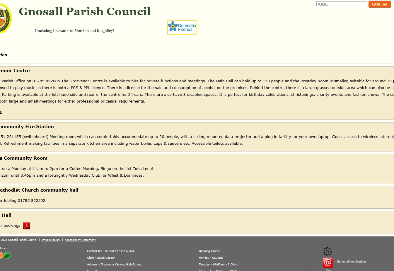 Gnosall Community Facilities