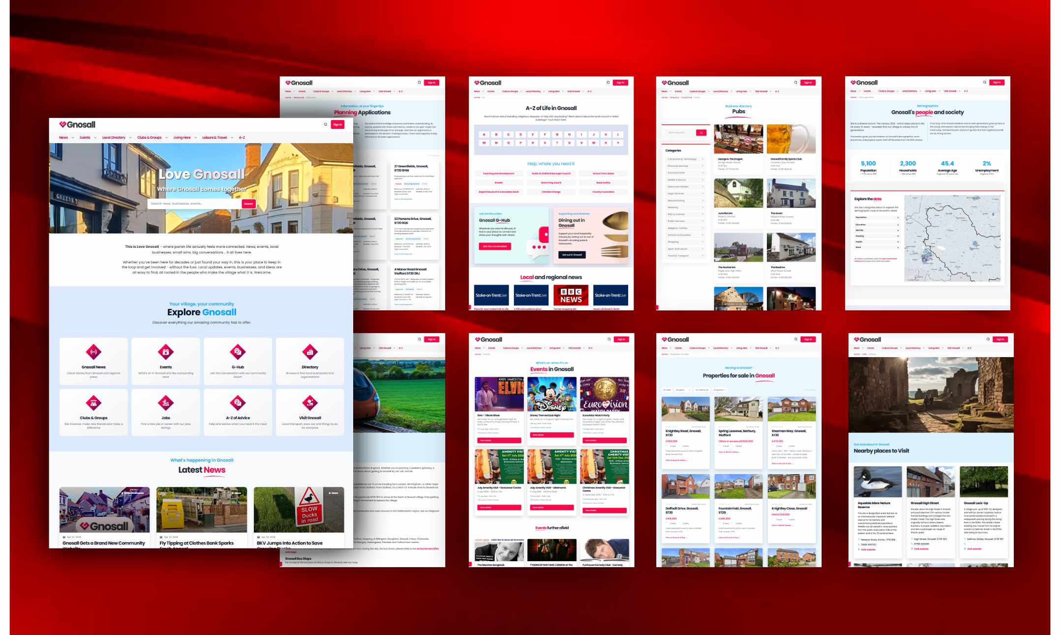 Gnosall Gets a Brand New Community Website
