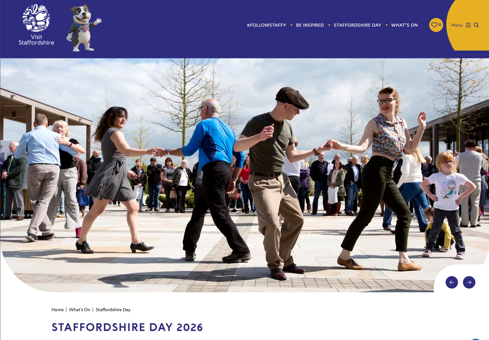 Staffordshire Day Website