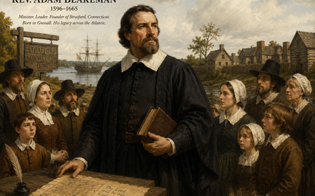 The Gnosall man who became part of American history